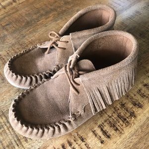 Light brown  moccasins